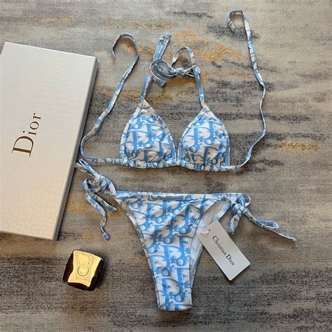 dior seimsuit|Dior oblique bikini.